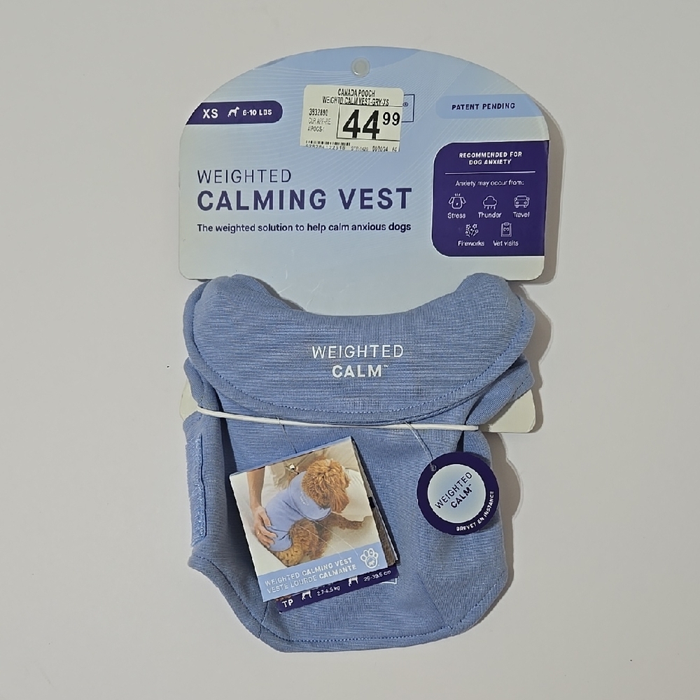 Canada Pooch Weighted Dog Calming Vest